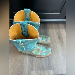 Tinhaul women peacock cowgirl boots